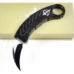 Theone Claw karambit AUTO Zakmes 2.55 "K110 Blade Luchtvaart Aluminium Handgrepen Zakmessen Zelfverdediging EDC Gereedschap