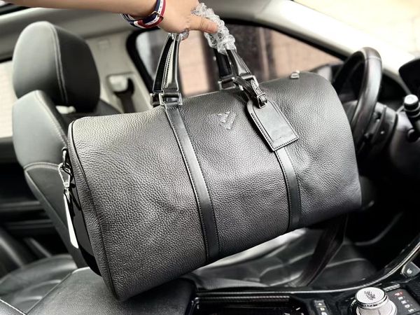 La bolsa de equipaje estándar original clásica 45 50 55 Maleta de viaje de cuero para hombres Bolso de hombro de alta calidad Mano para hombres y mujeres Una variedad de ajustes Figura consulta