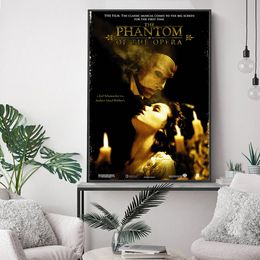 The Phantom of the Opera Romantic Drama Film Art Print Video Room Sala de videos Cinema Wall Movie Canvas Pintura Decoración