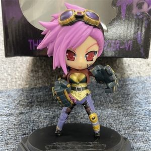 Le Piltover Enforcer VI modèle poupée jouet Lee Sin Thresh Zed Vayne Sona Talon EZ PVC figurine 14 cm 220520