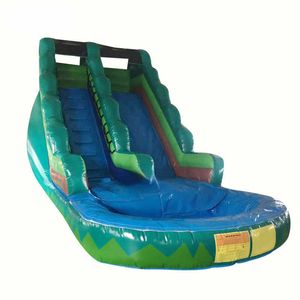 La casa de juegos, producto en oferta, tobogán acuático comercial de PVC, tobogán inflable, piscina de salto para niños y adultos, juego