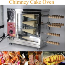 De Populaire Snack Voedsel Schoorsteenbroodje Taart Brood Oven Machine Kurtos Kalacs bakmachine 220v 110v