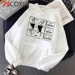 De Beloofde Neverland Hoodies Mannelijke Grafische Anime Streetwear Harajuku Mannen Kleding Grunge Y0804