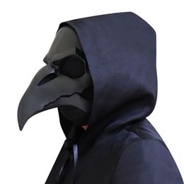 The Reaper Punk Mask Plague Doctor Crow Cosplay Full Head Skull Máscara de mandíbula móvil Party Decoration2021 Regalo de Halloween para Cosplay