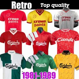 The Reds voetbalshirts Retro voetbalshirt 1965 2005 2006 2008 2009 2010 2011 Lange mouw TORRES GERRARD SUAREZ OWEN BARNES KUYT 89 91 93 95 01 02 04 05 06 07 08 09 10 11 12