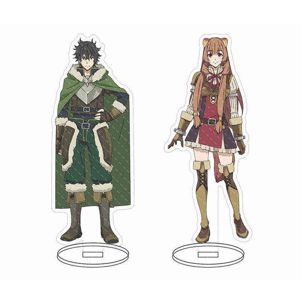 The Rising Of The Shield Hero Action Figure Raphtalia Naofumi Filo Tate no Yuusha no Nariagari Acrylique Stand Modèle Debout Signe AA220318