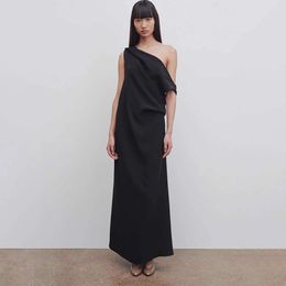 The Row – robe trapèze à épaules dénudées inclinées, sans manches, nouvelle collection printemps/été 2024, pour femmes