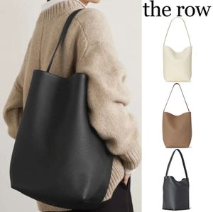 The Row 3 Tailles Park Sac fourre-tout pour femme Sacs à main Weekender Designer Femmes Épaule Luxurys Seau Mens Véritable Pochette en cuir Pochette à bandoulière