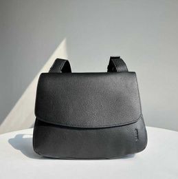 The Row sac Mail Bag flip messenger cuir de vachette épaule crossbody Premium touch bag