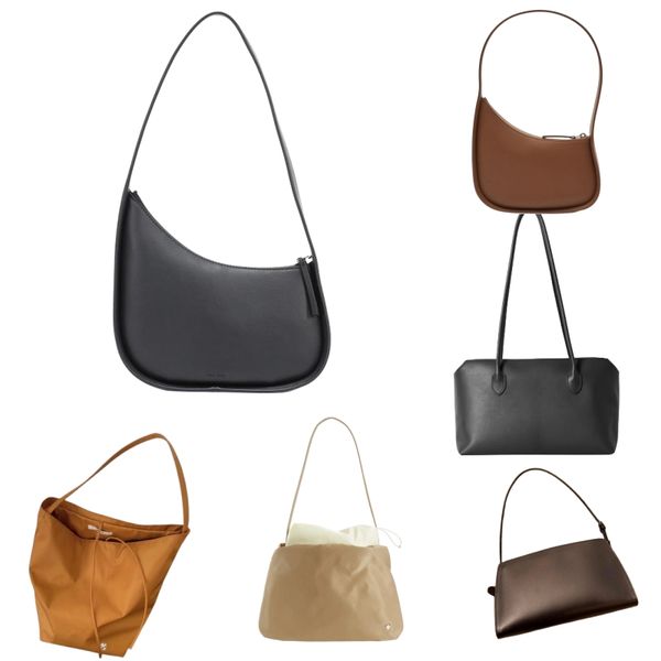 the row bag Margaux15 Exclusivité Automne/Hiver : The Row Handbag Luxury NYC Minimalist Soft Suede Tote | Park Margaux 17 Espace en cuir véritable