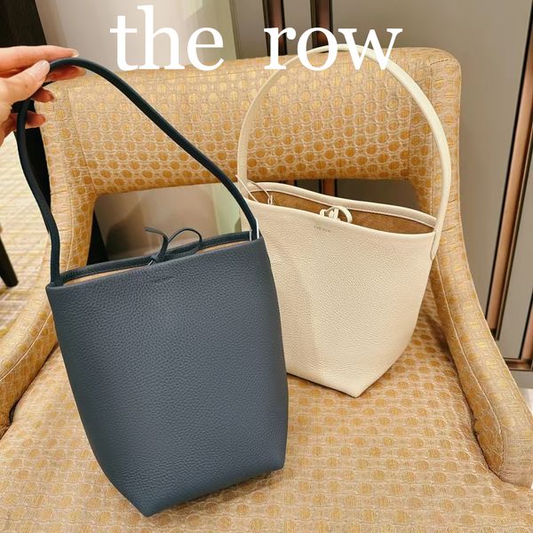 The Row Bag Row Mejor calidad Tote The White Park Luxurys Mujeres Diseñador Cilindro de hombro Bolsas de cubo para hombre Cartera de cuero Mini Pochette Bolsos de mano Cross Body Clutch Han