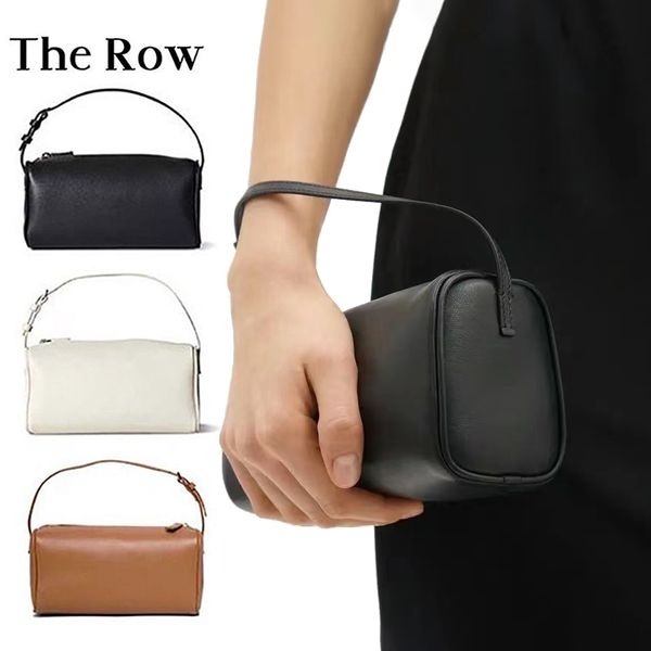 The Row 90s Axila Diseñador de lujo Bolsa de axila para mujer Moda para hombre Pochette Cross Body Bolsas de hombro Totes Bolso Almuerzo Bolso de maquillaje de cuero genuino Bolsas de embrague