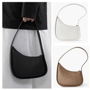 The Row Half Moon Bag dames lente en zomer populair ontwerp hoogwaardige Kendou echte leer enkele schouder onderarmtas