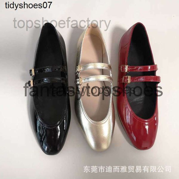 Les chaussures en cuir en rangée authentique 2022 tr chaussures plates new mary jane chaussures pour femmes small style drap single chaussures single elegance d0xn u5it hz1p