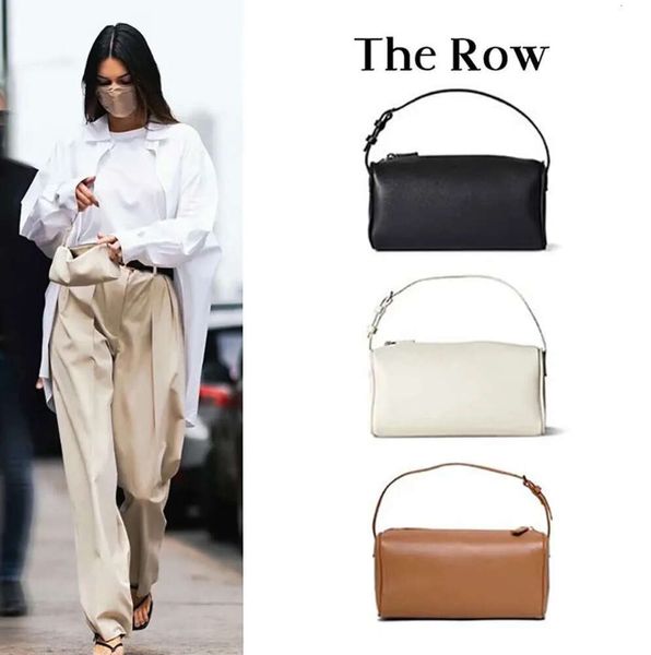 The Row Luxurys Designers Moda para mujer Monedero y bolso Bolsas de hombro Bolsas de hombro Correa White Mens Travel Square Bolsa de almuerzo Embrague Lolita Crossbody Tote Axila 66