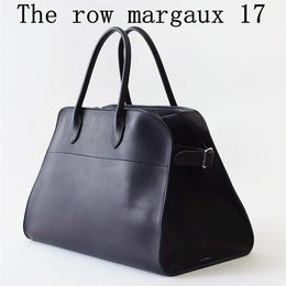 The Row Margaux 17 Terrasse Sac fourre-tout Margaux15 Femmes Véritable Cuir Cross Body Épaule Sacs de créateurs de luxe Hommes Embrayage Sac à main Week-end Messenger Sac de plage