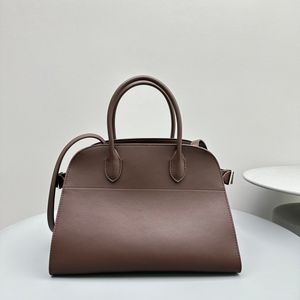 The Row Margaux Belt Bag Luxury Designer fermeture détail Mini Double poignées supérieures femmes sacs à main en cuir sacs à bandoulière de mode