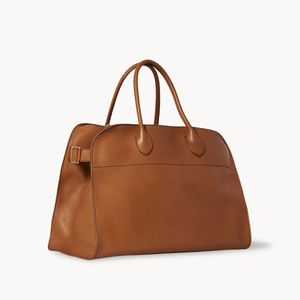 The Row Margaux15 Terrasse Kotes Designer Sacs Margaux 17 Real Leather Cross Body Bodage Handsbags Beach Lage Womens Mens Weekend Travel Shopping Sac 240314