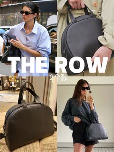The Row Nina Bowling sac en cuir lisse luxe femmes sacs de créateurs bandoulière fermeture à glissière aisselles poignée supérieure avec boîte