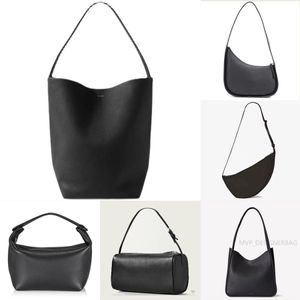 The Row Park Tote Designer Sac pour femme ROSE Kendall Hailey Sacs à bandoulière en cuir véritable Seau Slouchy Banana Half Moon Penholder Bag