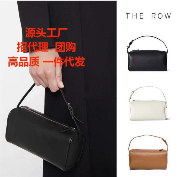 The Row Penholder Bag Petit sac d'oreiller en cuir design à la mode et simple petit sac carré sac à main sous les bras sac pour femme 230919