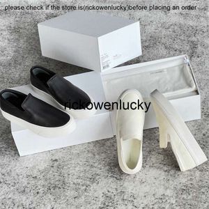 The Row Pure Original the Row Lefu Shoes Comfort's Comfort and Comocied Focalie One Step's Shoes's Casual Shoes Sports Petits chaussures blanches Chaussures Femme 6JCA