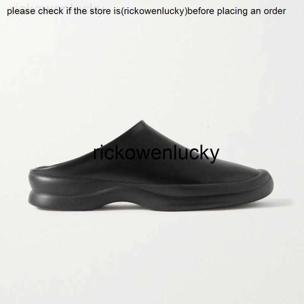 La fila pura la * fila de zapatos negros sencillos zapatos muller en la cabeza de la mujer con zapatillas 2022 nuevas pantodas de lazy halfizas tj5b