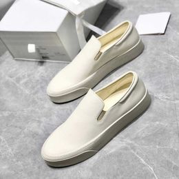 The Row Shoes Shoes Lefu op 22 Nieuwe Simple Style lederen Casual Sports kleine witte schoenen voor vrouwen 6GX9