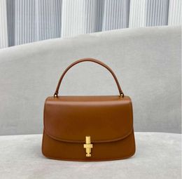THE ROW Sofia 10 Calf Top Handle Bag Sac à main Mode Sacs à main de luxe Designer Noir Brown Purse Va avec tout la mode B425365