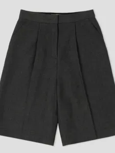 The Row Pantalon décontracté à jambe droite Printemps/Été Nouveau pantalon de costume fendu à taille haute Coupe ample