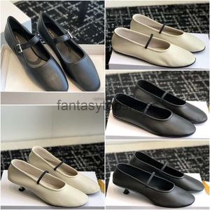 The Row Women TR Cuir Shoes Ballet Flat Ava Designer Fashion Loison Ava Ballet Shoes SheepSkin Canal Retro Quality Soft Ballet Shoes Taille 35-40