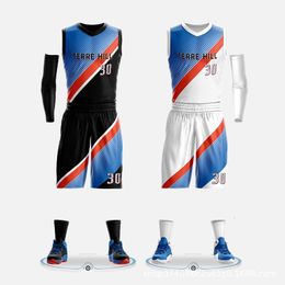 Erkek ve Kadın Üniversite Öğrencileri Küba Jersey Maç Eğitimi Spor Takımı Üniforma Baskı için Aynı Basketbol Üniforma Suit