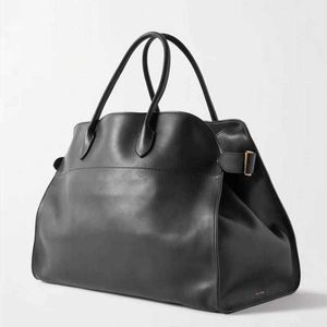 The Same Row – sac à main Style Shopping Margaux 15, fourre-tout minimaliste polyvalent en cuir véritable de grande capacité pour femmes