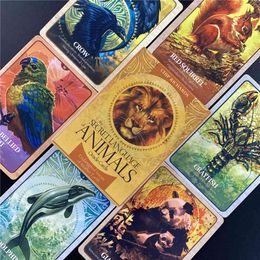 Le langage secret des animaux Oracle Card Tarot Cards Guidance Divination Deck Entertainment Parties Jeu de société love EYLH