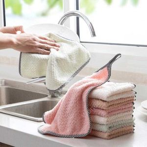 De plek!! Reinigingsdoeken Home Keuken Huishoudelijke Wassen Doekdoeken Multifunctionele Microvezel Handdoek Schoonmaakdoek DAW392