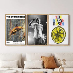 The Stone Roses Poster Schilderij 24x36 Muurkunst Canvas Posters Gepersonaliseerde Gift Moderne Familie slaapkamer Decoratie Art Poster 240127