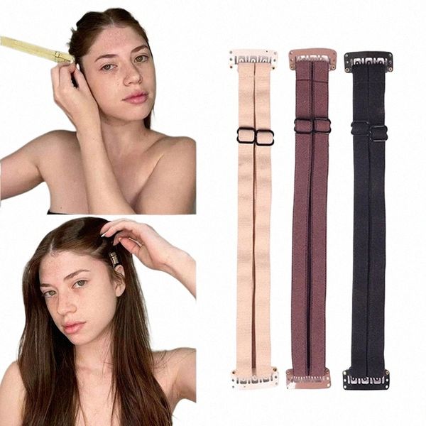 Les sangles d'étirement pour soulever les yeux et les sourcils BB Clip Bande élastique en caoutchouc réglable pour cheveux Bandes anti-rides pour le visage x0eJ #