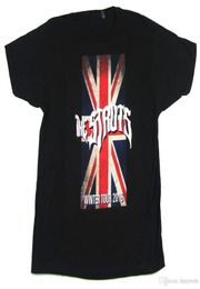 The Struts Distressed Flag Logo 2016 Tour Black T -shirt Nieuwe officiële band Merch Thees Shirt Men Boy Design Korte Mouw Fashion CUS6780368