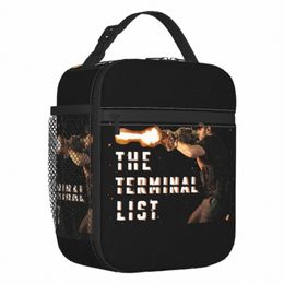 De Terminal Lijst TV Serie Geïsoleerde Lunch Tas voor Vrouwen Herbruikbare Thermische Koeler Bento Box Kantoor Werk School f4k1 #