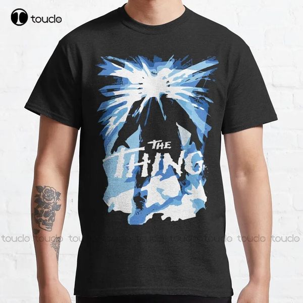 The Thing Horror Movie Classic Camiseta Funny Mens Funny Mens Custom Aldult Unisex Unisex Impres. Impresión Digital Tee Camiseta XS-5XL Classic 240420