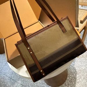 le sac fourre-tout Designer Totes Imprimé couleurs contrastées Femmes Sacs Mode Sac à bandoulière Femme Luxe Shopping Sacs à main