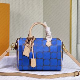 les sacs fourre-tout sacs de créateurs en cuir souple sacs à main pour femmes sacs de mode sacs à bandoulière de haute qualité sacs à bandoulière de luxe sacs d'oreiller pochettes dame sac à carreaux #bleu