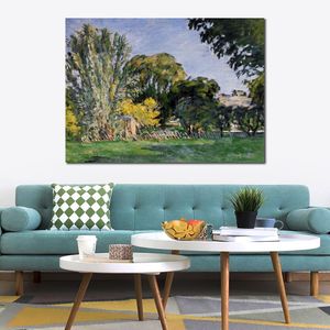 De bomen van Jas de Bouffan Paul Cezanne schilderij hedendaagse canvas kunst handgeschilderde olie kunstwerk Home decor