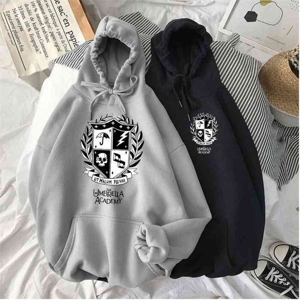 The Umbrella Academy Hoodies Femmes Hommes Harajuku Hiver Chaud Diego Cha-Cha Graphic Streetwear Unisexe Mode Top Sweats Homme 210909