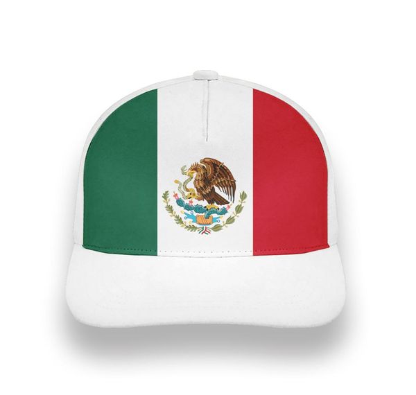 Les États-Unis de Mexique Male Youth Cap Nom Custom Numéro Mex Hat Nation Flag MX Mexican Print Po PO Baseball CAP4786724