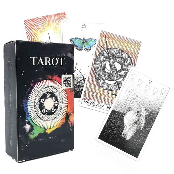 The Unknown Tarot Set Party Entertainment Board Games for Adult Child Playing Oracles Cards Gift