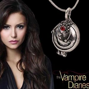 De Vampire Diaries Ketting Elena Gilbert Mode Vervain Verbena Hanger Foto Medaillon Sieraden Mannen Vrouwen Christmas Party Gift L230620