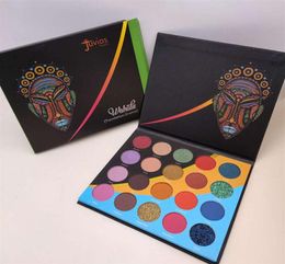 La palette Wahala 20 couleurs palette d'ombre palette scintiller mate mate facile à porter longlasting200i3882949