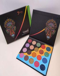 La palette Wahala 20 couleurs palette d'ombre palette scintiller mate mate facile à porter longLast8724945