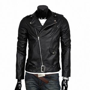 The Walking Dead Negan Cosplay veste Punk hommes veste en cuir PU moto Fi Slim Fit manteau en cuir S15L #